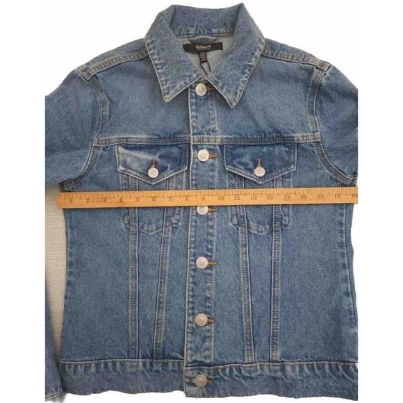Hudson Jeans Classic Trucker Denim Jacket Blue Tahoe, Women’s Size S/M $215, NWT - Picture 15 of 16